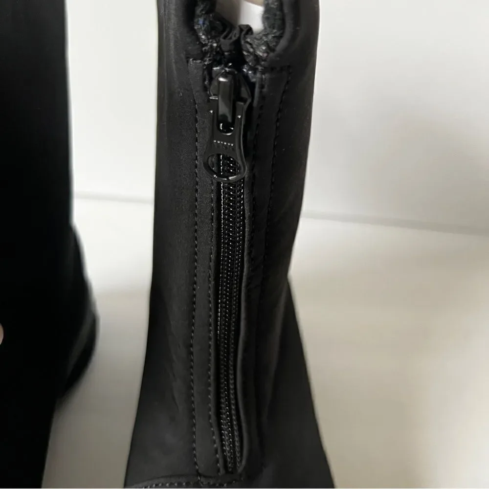 Propet Madi Women’s Black Front Zip Waterproof‎ Comfort Snow Rain Boots Size 7N